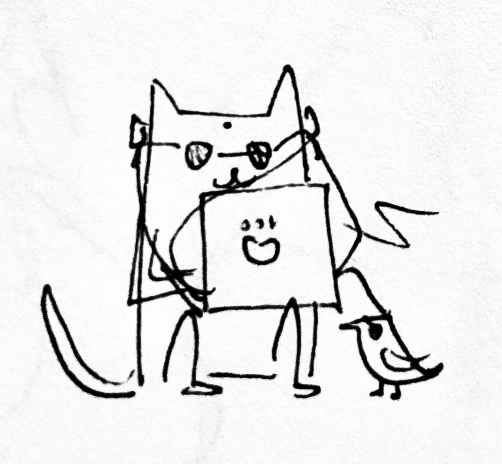 Cartoon cat